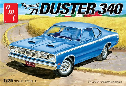 A AMT 1/25 1971 Plymouth Duster 340 2T priced at $42.99 available from Echelon Hobbies