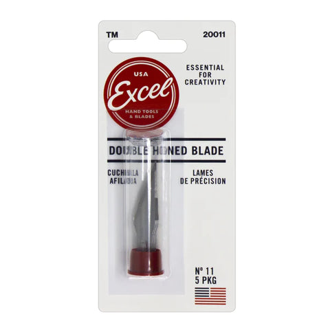 A Excel #11 Double Honed Blades priced at $4.25 available from Echelon Hobbies