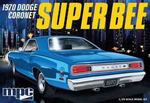 A MPC 1/25 1970 Dodge Coronet Super Bee priced at $49.99 available from Echelon Hobbies