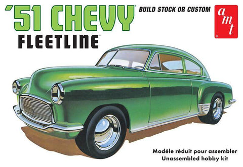 A AMT 1/25 1951 Chevrolet Fleetline priced at $45.99 available from Echelon Hobbies