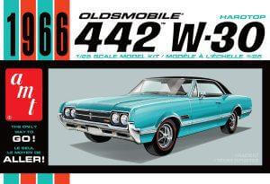 A AMT 1/25 1966 Olds 442 Hardtop priced at $46.99 available from Echelon Hobbies