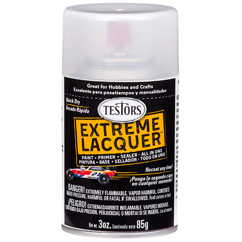 Testors White Lightning Extreme Lacquer Spray Paint