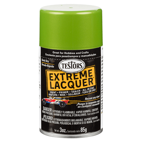 Testors Lime Ice Metallic Gloss Lacquer Spray Paint