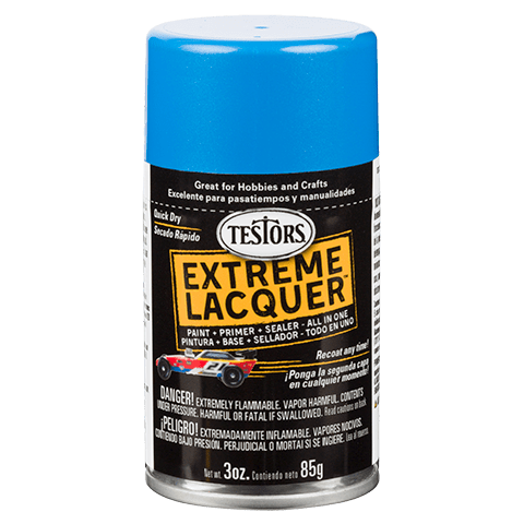 Testors Icy Blue Metallic Gloss Lacquer Spray Paint