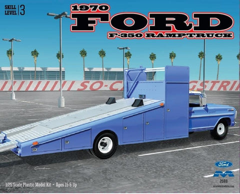 Moebius 1/25 1970 Ford F350 Ramp Truck