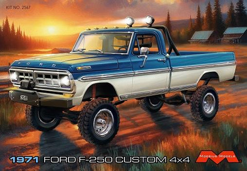 Moebius 1971 Ford F250 Custom Lifted 4X4