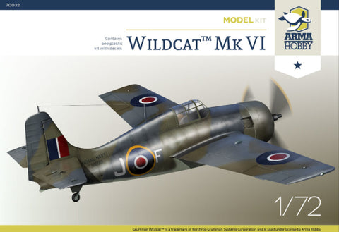 A Arma Hobby 1/72 WildcatTM Mk VI Model Kit priced at $31.75 available from Echelon Hobbies