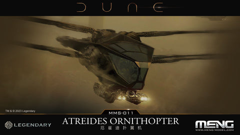 A Meng Dune Atreides Ornithopter priced at $14.49 available from Echelon Hobbies