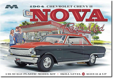 Moebius 1/25 1964 Chevy Ii Nova Resto Mod