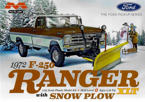 Moebius 1/25 1972 Ford F-250 4X4 With Snow Plow