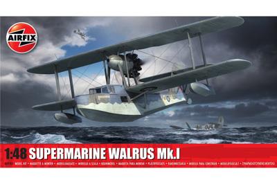 A Airfix 1/48 Supermarine Walrus Mk.I priced at $95.99 available from Echelon Hobbies