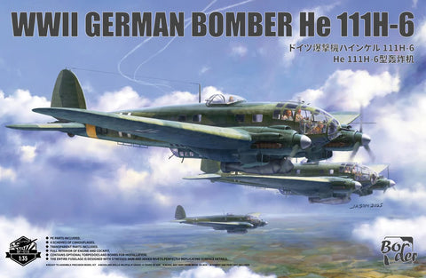 BORDER MODELS BF018 1/35 WW2 German Bomber He 111H-6
