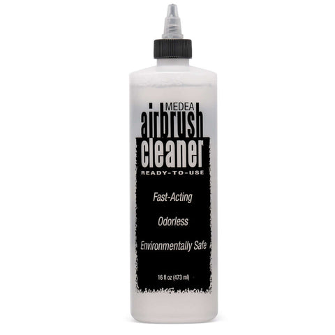 A IWATA Medea Airbrush Cleaner 16 oz Bottle priced at $18.99 available from Echelon Hobbies