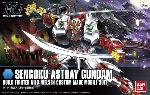 A Bandai HGBF #07 1/144 Sengoku Astray Gundam 'Gundam Build Fighters' priced at $33.75 available from Echelon Hobbies