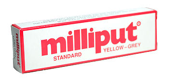 A Milliput Standard, 4 oz/pack priced at $8.99 available from Echelon Hobbies