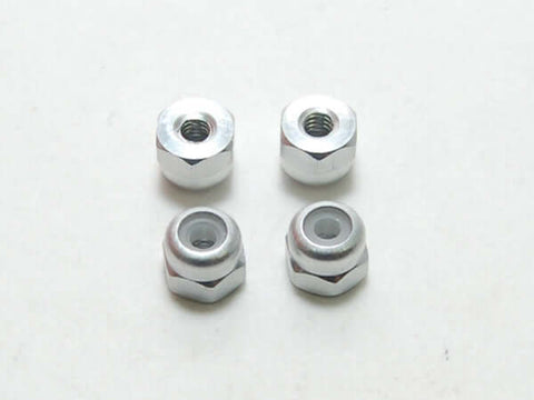 A PN Racing Aluminum 2mm Wheel Lock Nut - Silver priced at $8.99 available from Echelon Hobbies