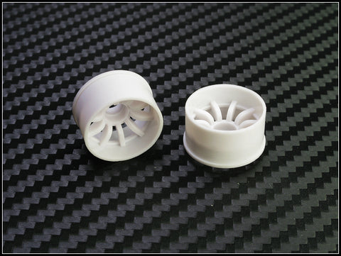 PN Racing Mini-Z 2WD Machine Cut 10 Spoke Rear Wheel R2 White