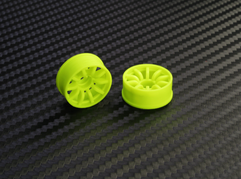 PN Racing Mini-Z 2WD Machine Cut 10 Spoke Front Wheel F1 Yellow