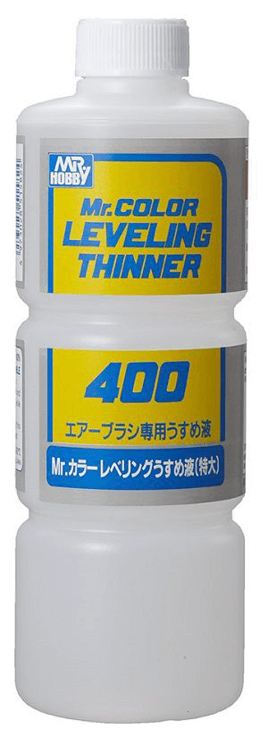 A Mr. Color Leveling Thinner 400 ml priced at $15.99 available from Echelon Hobbies