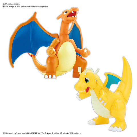 A Bandai Charizard & Dragonite Pokemon Model Kit priced at $22.99 available from Echelon Hobbies