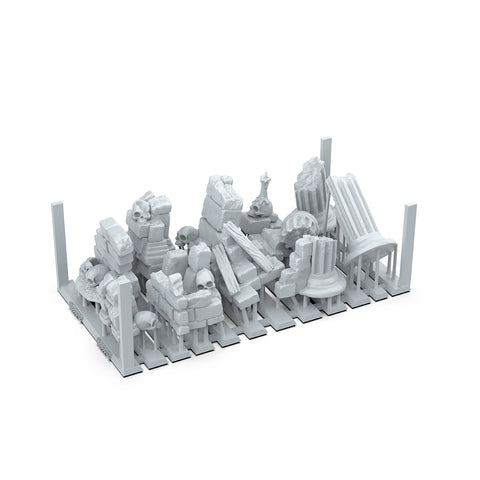 AK Interactive Village Ruins - Basing Bits (12 Pieces)