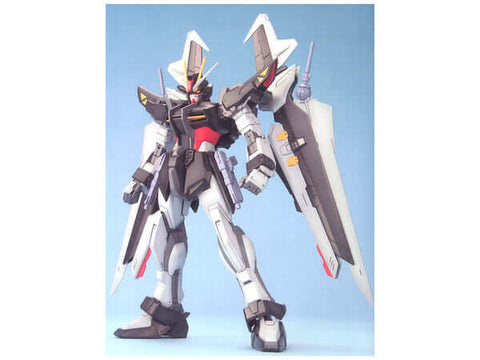 A Bandai MG 1/100 Strike Noir Gundam priced at $74.25 available from Echelon Hobbies