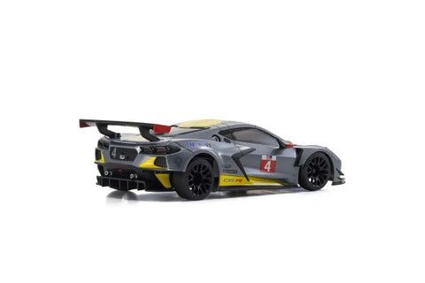 A Kyosho MINI-Z RWD Series Ready Set CHEVROLET® CORVETTE® C8.R Gunmetal priced at $269.99 available from Echelon Hobbies