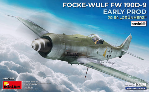 MiniArt 1/48 FOCKE-WULF FW 190D-9 EARLY PROD. JG 54 „Grünherz“