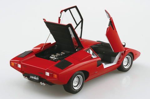 A Aoshima 1/24 '74 Lamborghini Countach LP400 priced at $50.25 available from Echelon Hobbies