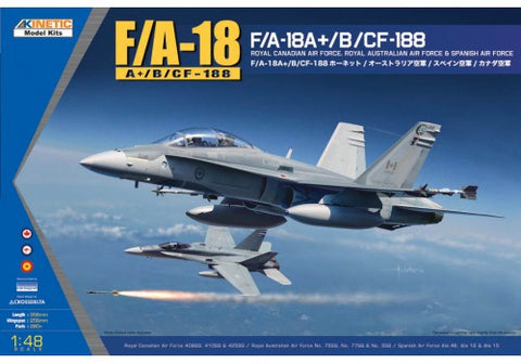 A Kinetic 1/48 F/A-18A+/B/ CF-188 ROYAL CANADIAN AIR FORCE priced at $95.99 available from Echelon Hobbies