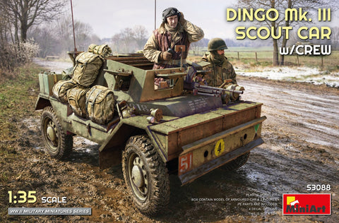 MiniArt 1/35 Dingo Mk.III Scout Car w/Crew