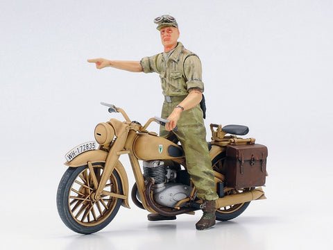 A 1/35 Panzer Iv .F & Motorcycle N.Africa priced at $79.99 available from Echelon Hobbies