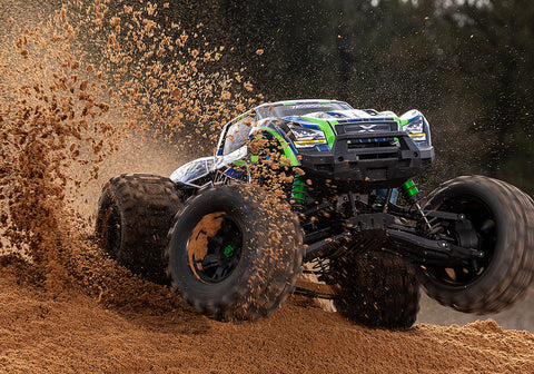 A Traxxas X-Maxx VXL-8s Brushless Monster Truck With Belted Tires priced at $1539.98 available from Echelon Hobbies