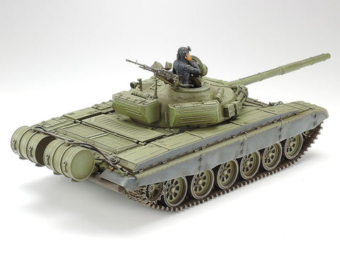 A Tamiya 1/35 Russian Army Tank T72M1 priced at $46.50 available from Echelon Hobbies