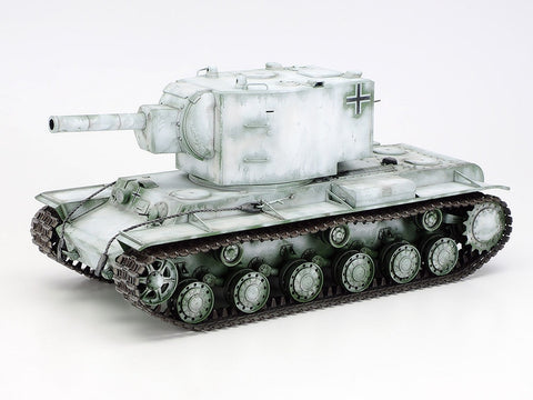 A Tamiya 1/35 Russian Kv-2 priced at $69.75 available from Echelon Hobbies