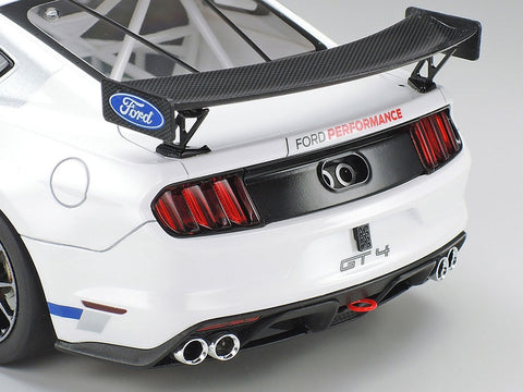 A Tamiya 1/24 Ford Mustang Gt4 priced at $65.49 available from Echelon Hobbies