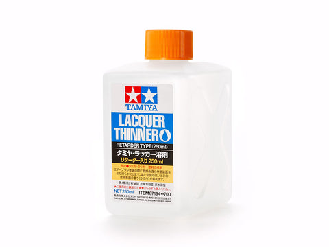 A Tamiya Lacquer Thinner with Retarder priced at $12.99 available from Echelon Hobbies