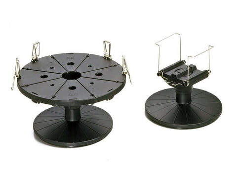 A Tamiya Spray Work Painting Stand Set priced at $28.49 available from Echelon Hobbies