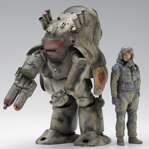 A Maschinen Krieger 1:20 ROBOT BATTLE V (FIVE) MASCHINEN KRIEGER 44 TYPE MK44 AMMOKNIGHTS (Smartgun Equipment Type) priced at $42.25 available from Echelon Hobbies