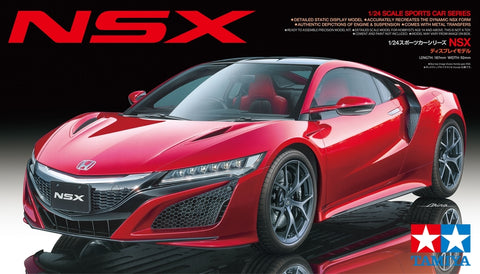 A Tamiya 1/24 Honda Nsx priced at $69.75 available from Echelon Hobbies