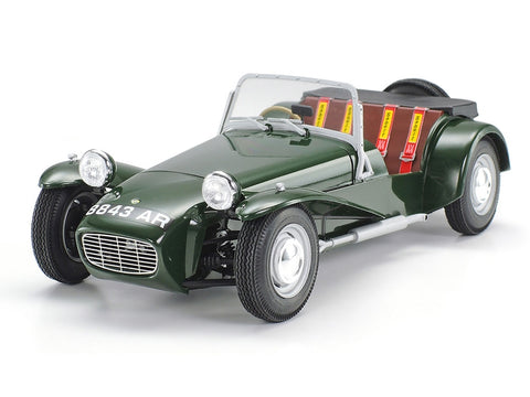 A Tamiya 1/24 Lotus Super 7 Series Ii priced at $41.99 available from Echelon Hobbies