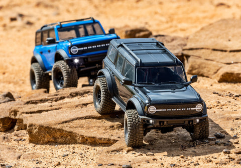 A Traxxas TRX-4M Ford Bronco 1/18 RTR 4X4 Trail Truck priced at $229.98 available from Echelon Hobbies