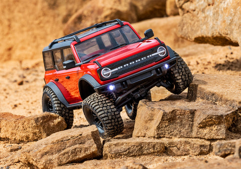 A Traxxas TRX-4M Ford Bronco 1/18 RTR 4X4 Trail Truck priced at $229.98 available from Echelon Hobbies