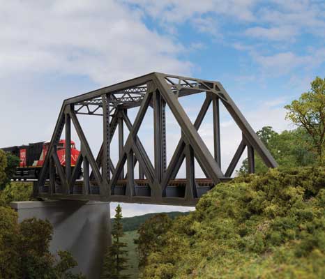 A Walthers Cornerstone 97' Subdivided Warren Truss Bridge - Single-Track #4511 priced at $46.49 available from Echelon Hobbies