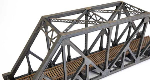 A Walthers Cornerstone 97' Subdivided Warren Truss Bridge - Single-Track #4511 priced at $46.49 available from Echelon Hobbies