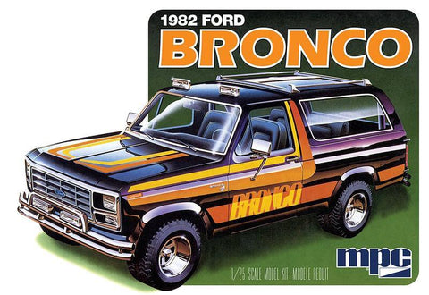 A MPC 1:25 1982 Ford Bronco priced at $46.75 available from Echelon Hobbies