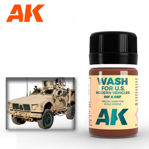 A OIF & OEF US Vehicles Wash priced at $7.99 available from Echelon Hobbies