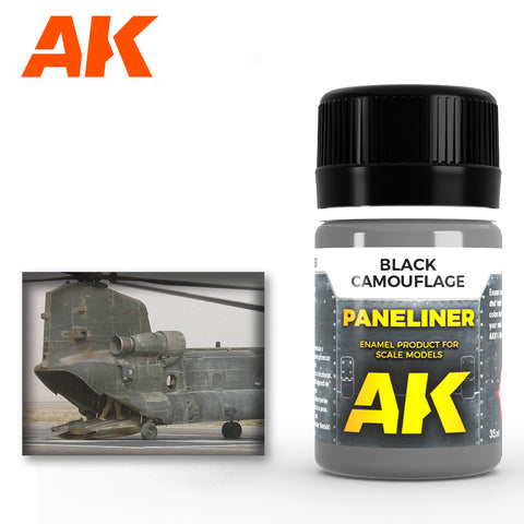 A Black Camouflage Paneliner priced at $7.99 available from Echelon Hobbies