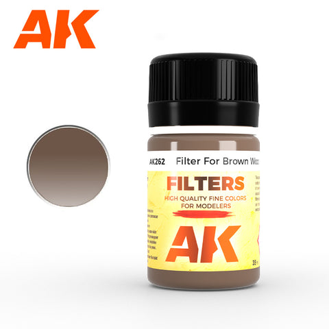 A Red Brown for Wood Filter priced at $7.99 available from Echelon Hobbies