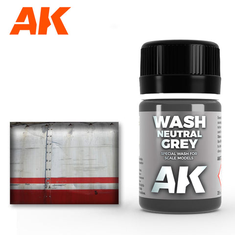 A Neutral Grey Wash for White & Black priced at $7.99 available from Echelon Hobbies